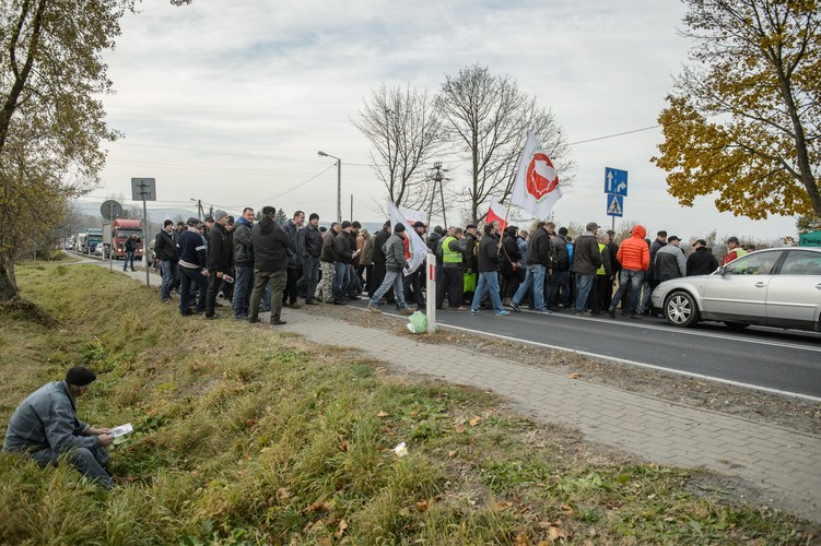 Protest sadowników na Lubelszczyźnie