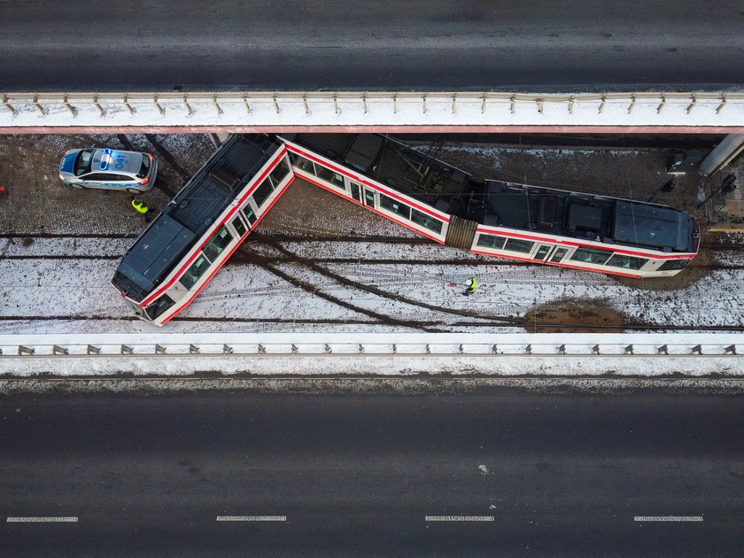 Motorniczy spowodował wypadek tramwaju w Łodzi?