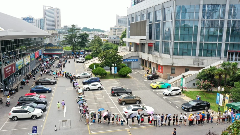 Masovna testiranja u Nanđingu