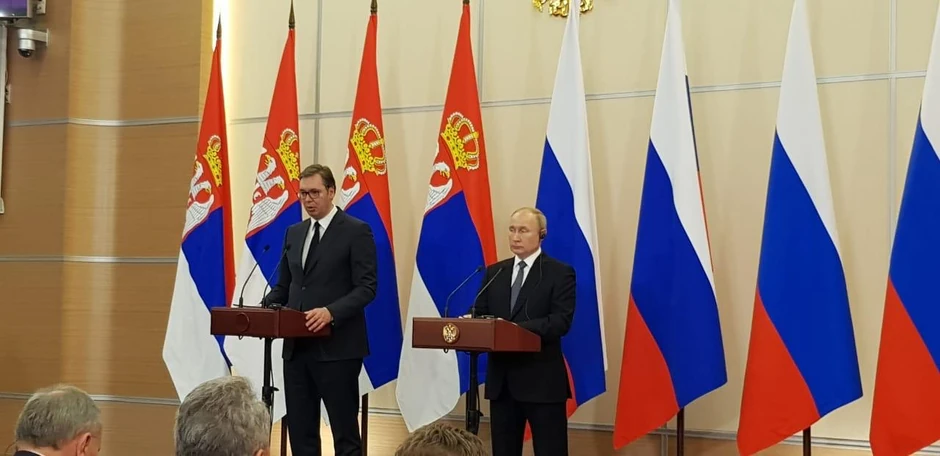 Vladimir Putin i Aleksandar Vučić