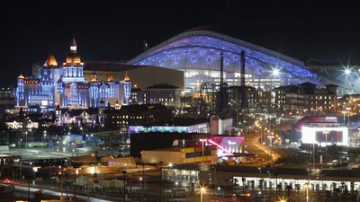 Stadion Olimpijski nocą