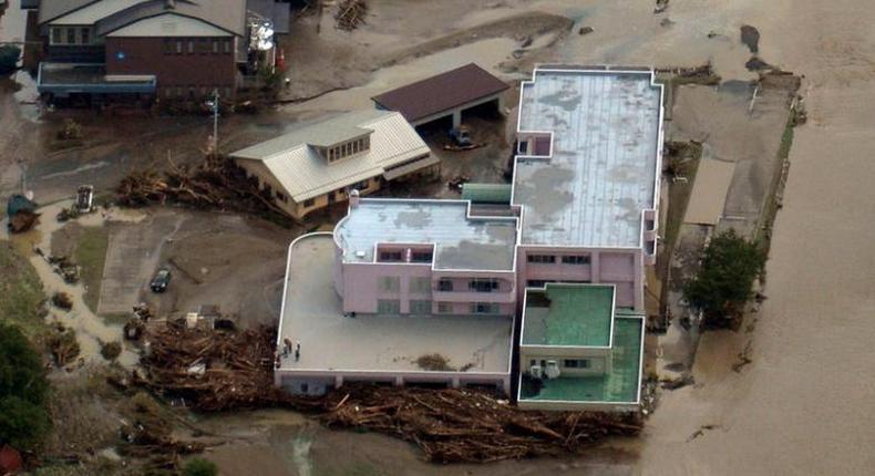 Nine people killed in flooded Japanese old people's home