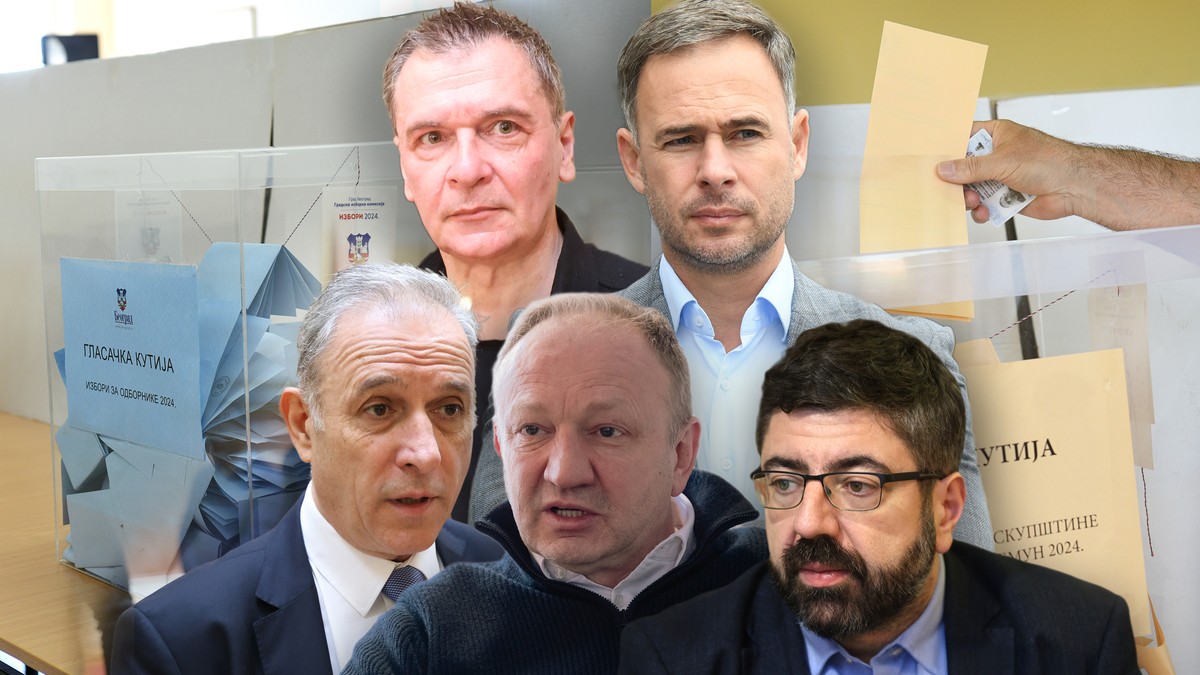 Miroslav Aleksić, Dragan Đilas, Radomir Lazović, Zdravko Ponoš, Aleksandar Jovanović Ćuta