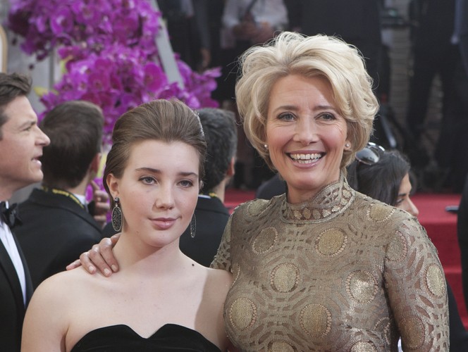 Emma Thompson i jej córka Gaia Romilly Wise