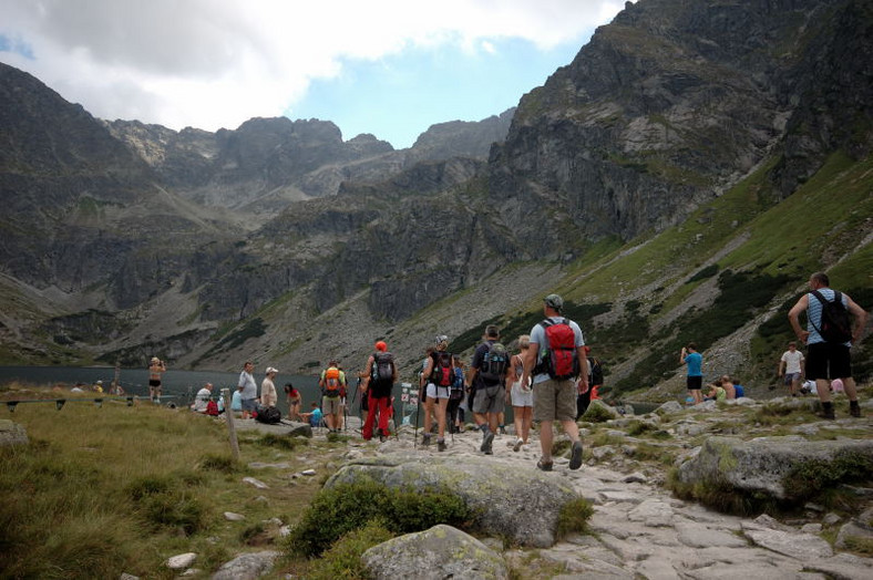 Polska - Tatry - sierpniowy tłok na szlakach