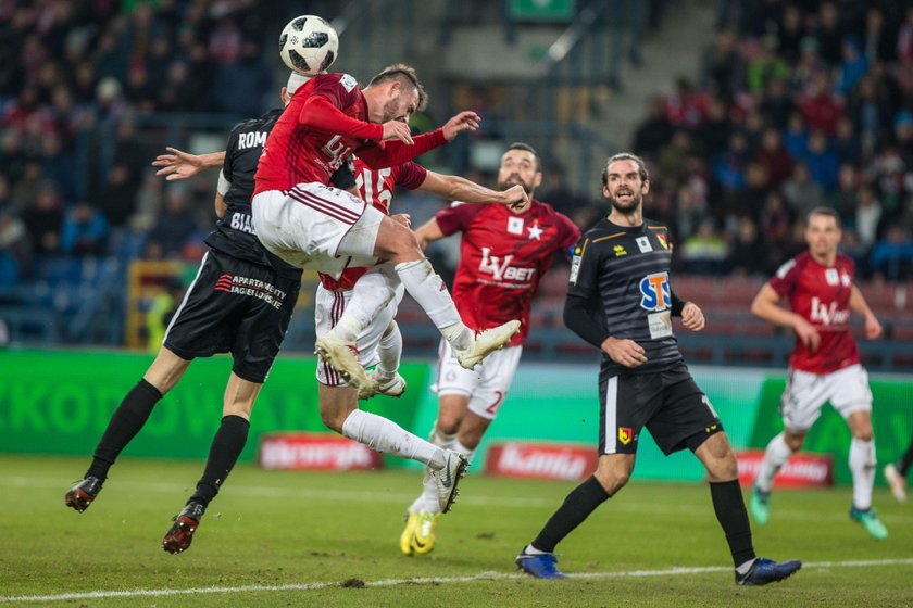 Pilka nozna. Ekstraklasa. Wisla Krakow - Jagiellonia Bialystok. 08.12.2018