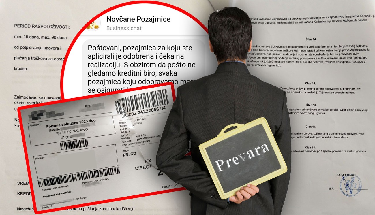 Predstave se kao bankari, ponude vam kredit, a onda vas za odobrenje istog oderu! &#34;Blic Biznis&#34; saznaje: Srbijom se širi mreža prevaranata, a evo kako sve funkcioniše