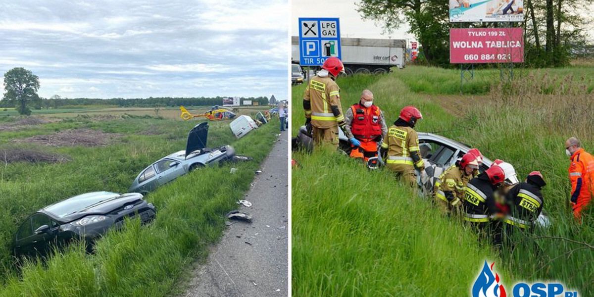 Groźny wypadek pod Opolem.