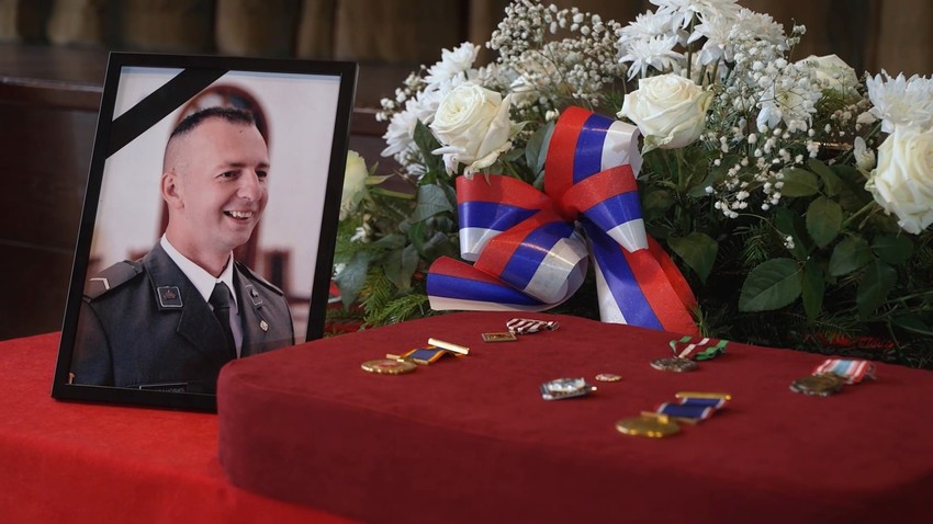 Komemoracija vojniku Milovanu Jovanoviću koji je tragično nastradao u mirovnoj misiji u Libanu