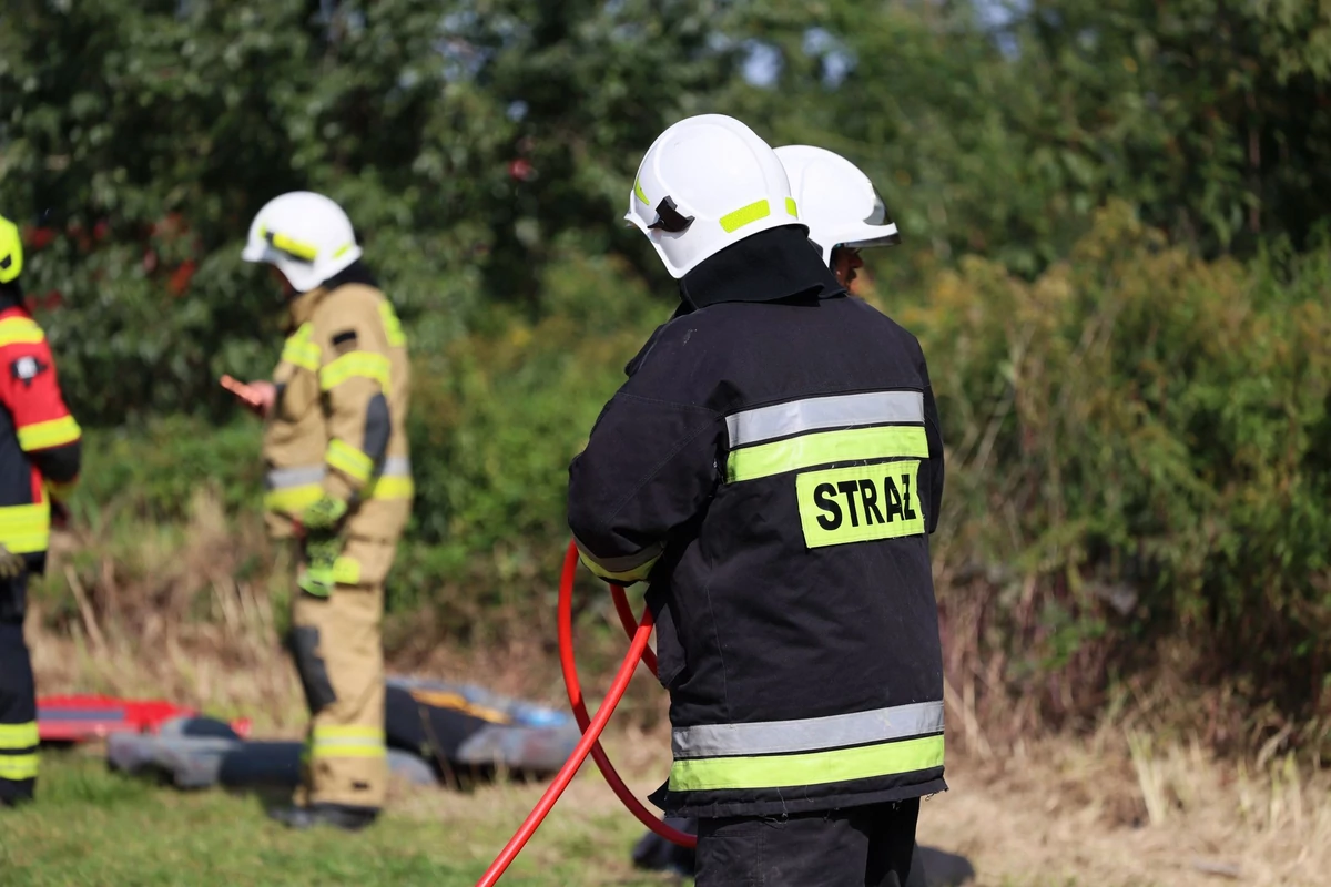  Tragiczny pożar mieszkania w Trzebini. Nie żyje jedna osoba