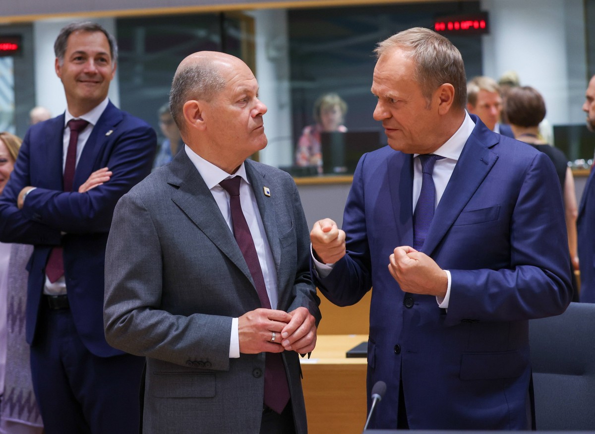 Olaf Scholz i Donald Tusk