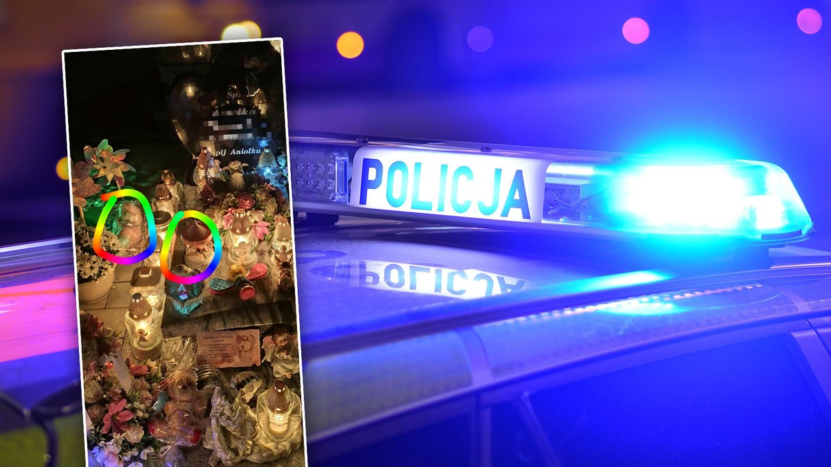 Okradli grób jej małej córki. 