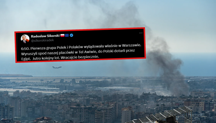 Wojna na Bliskim Wschodzie. Polacy wracają do kraju