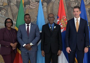 Đurić sa delegacijama Svete Lucije i Sent Kitsa i Nevisa