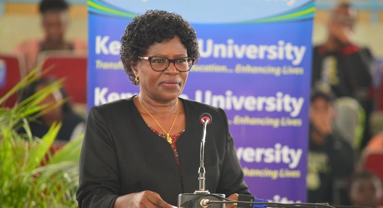 Kenyatta University Acting Vice Chancellor Prof Waceke Wanjohi