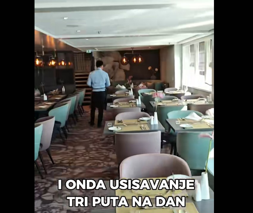 Radni dan na rečnom brodu