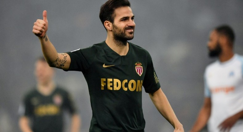 Cesc Fabregas cut a composed figure in midfield as his new club Monaco battled to a 1-1 draw at Marseille on his debut