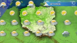 Zapowiada się pogodny wtorek. Nawet 25 st. na południu. PROGNOZA POGODY