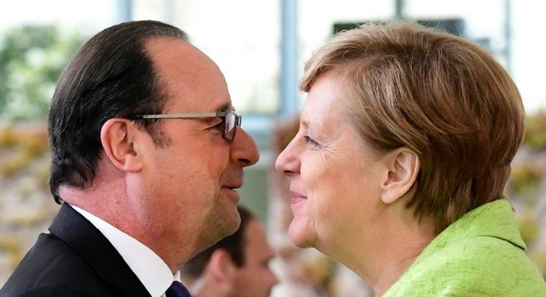 German Chancellor Angela Merkel and French President Francois Hollande forged a friendship over handling crises from Ukraine to Europe's massive migrant influx