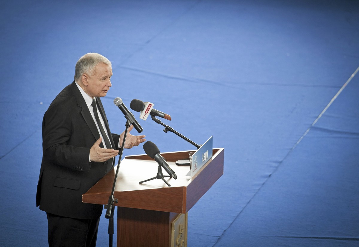 Prezes PiS Jarosław Kaczyński
