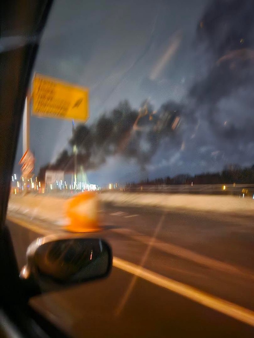 Požar na Mostu na Adi