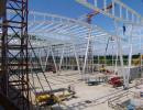 Prace przy budowie nowego terminalu wrocławskiego lotniska - czerwiec 2010 r. Zdjęcia pochodzą z materiałów prasowych Portu Lotniczego Wrocław