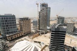 FILE PHOTO: A view shows the King Abdullah Financial District north of Riyadh