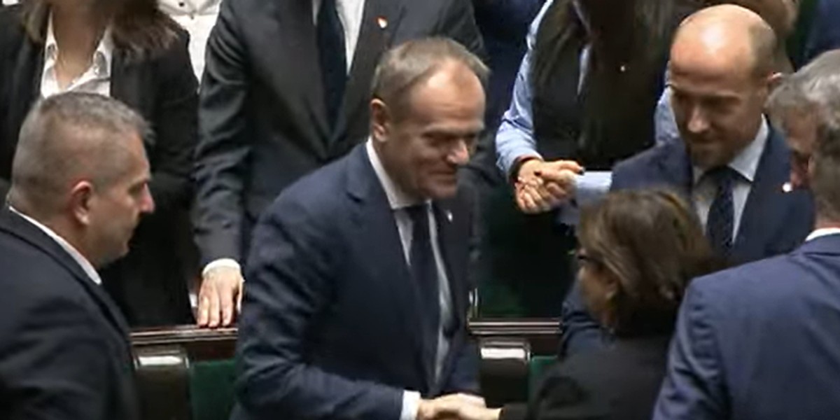 Donald Tusk dostał wotum zaufania dla swojego rządu