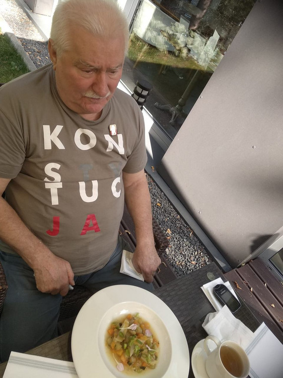 Lech Wałęsa i jego warzywno-owocowa dieta