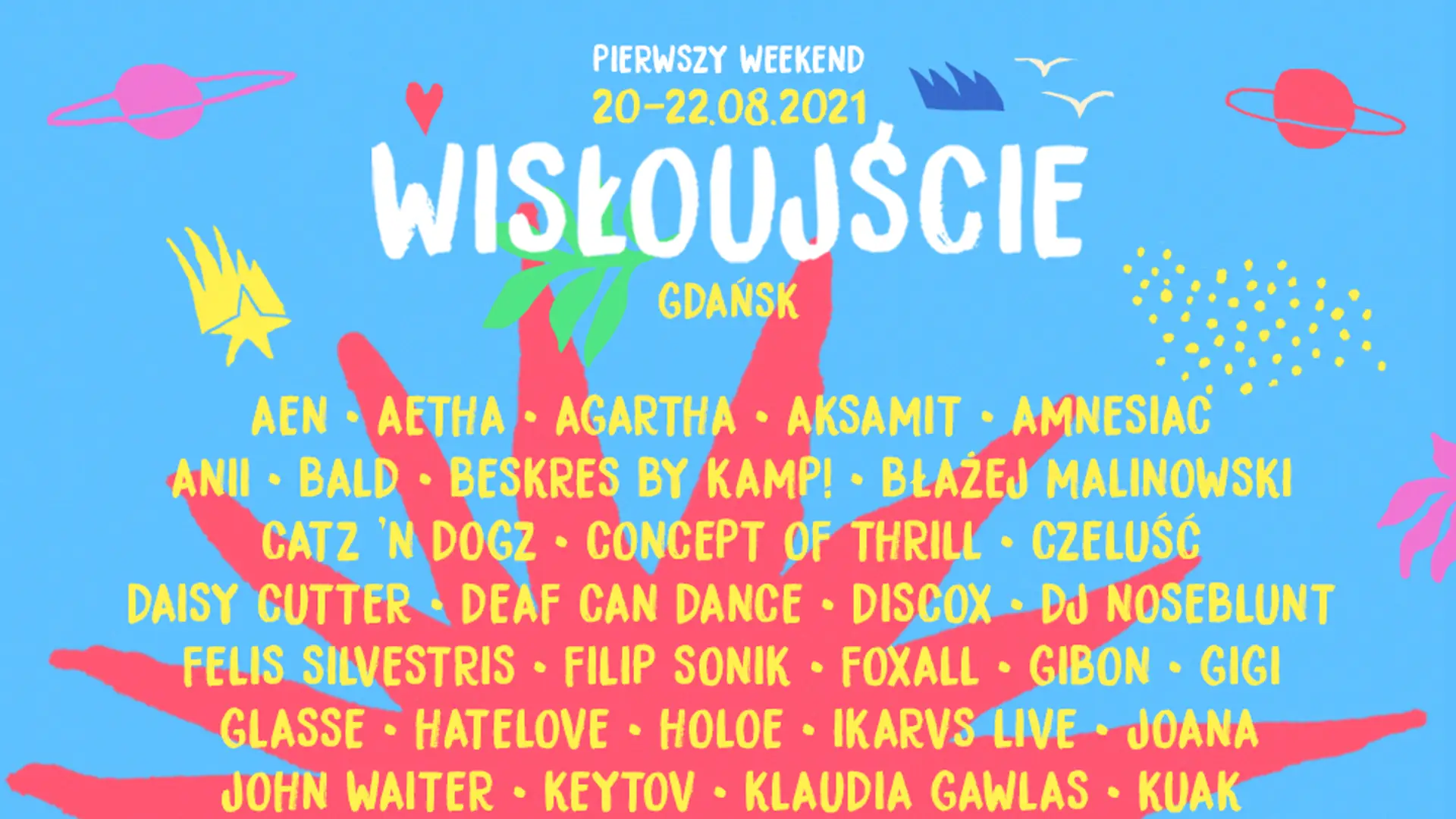 Wisłoujście wraca z kilkoma nowościami w 2021 i ogłasza line up pierwszego z dwóch weekendów