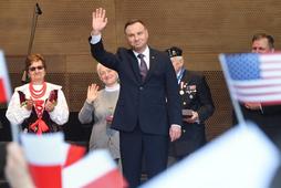 Para prezydencka podczas spotkania z Polonią