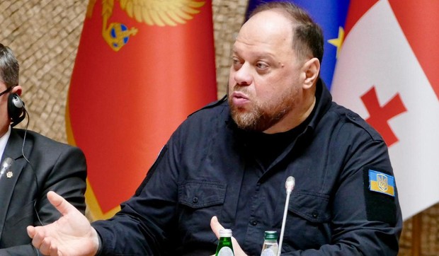 Ruslan Stefančuk u Beogradu | Foto: Fonet