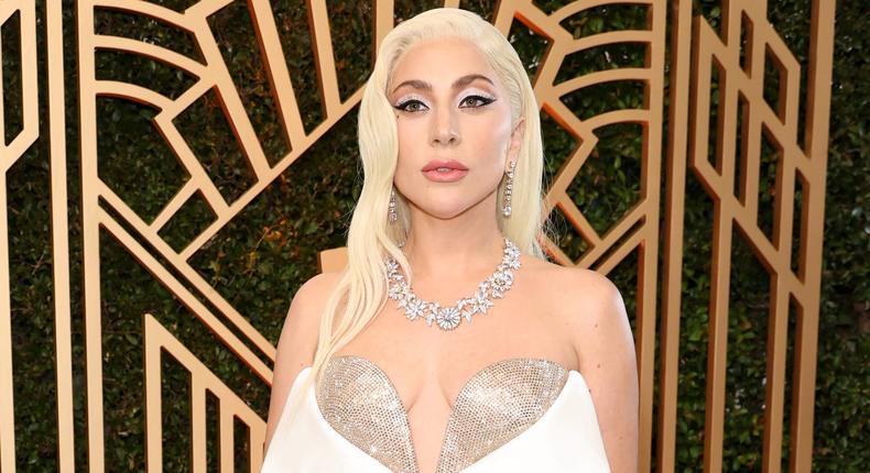 Lady Gaga at the 2022 SAG awards.Amy Sussman/WireImage