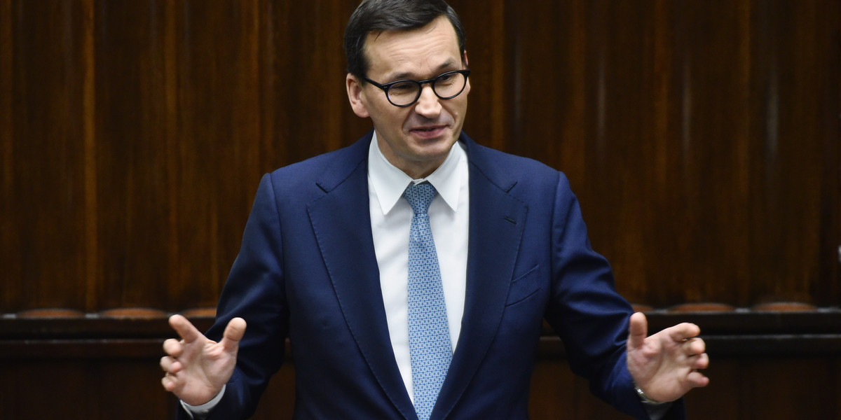 Premier Mateusz Morawiecki