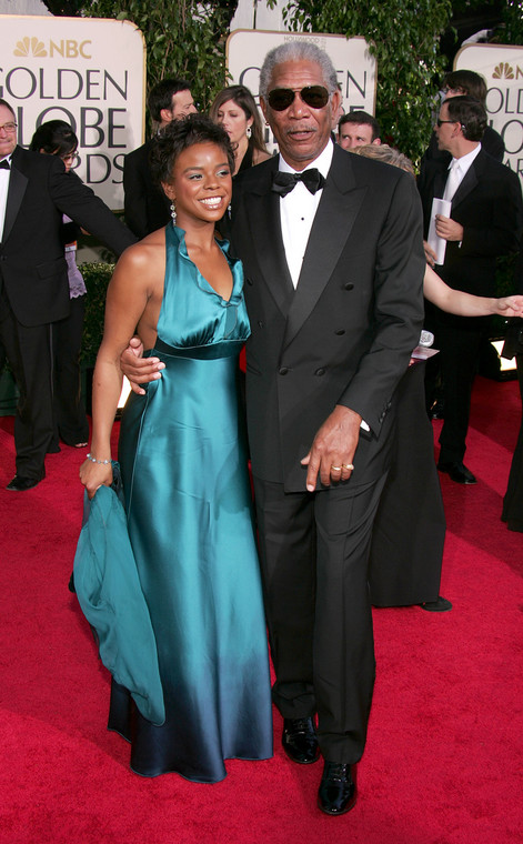 Morgan Freeman i E'dena Hines (Los Angeles, 2005)