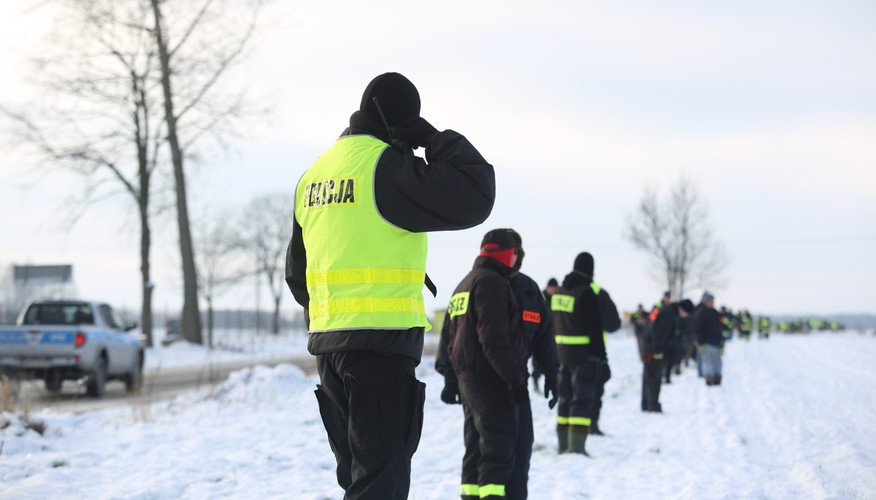Poszukiwania zaginionych braci w okolicy miejscowości Zaliwie-Szpinki