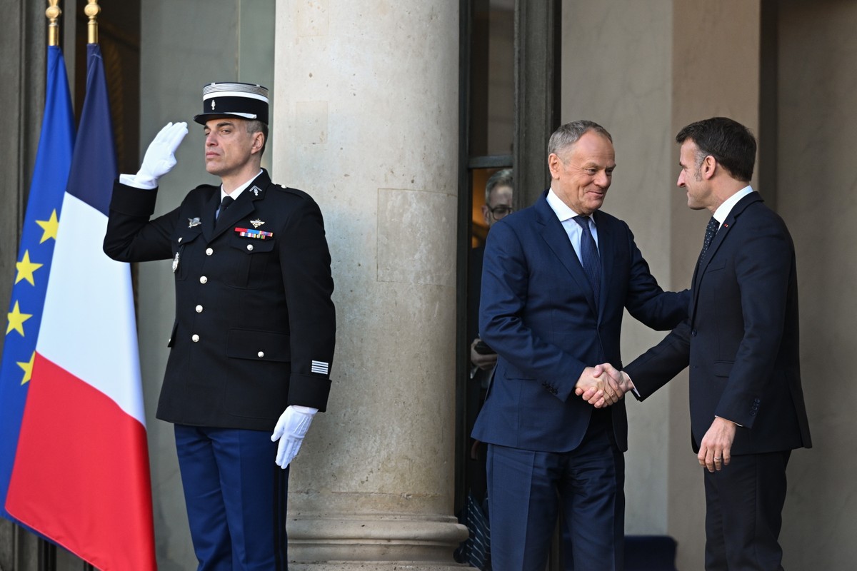 Donald Tusk, Emmanuel Macron