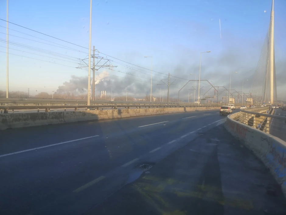 Dim se vidi i sa Banovog brda