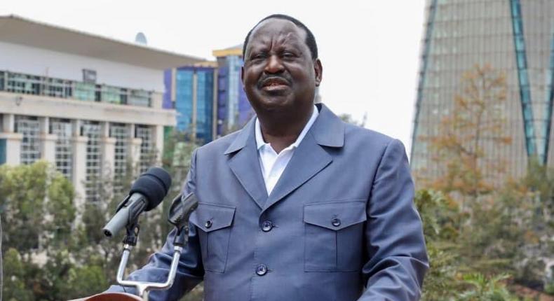 Former Prime Minister Raila Odinga