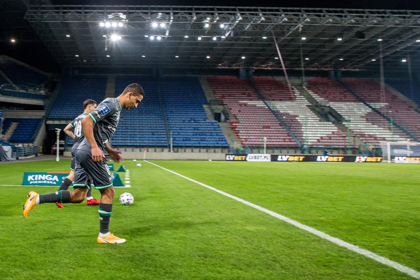 Pilka nozna. PKO Ekstraklasa. Zaglebie Lubin - Lechia Gdansk. 23.10.2020