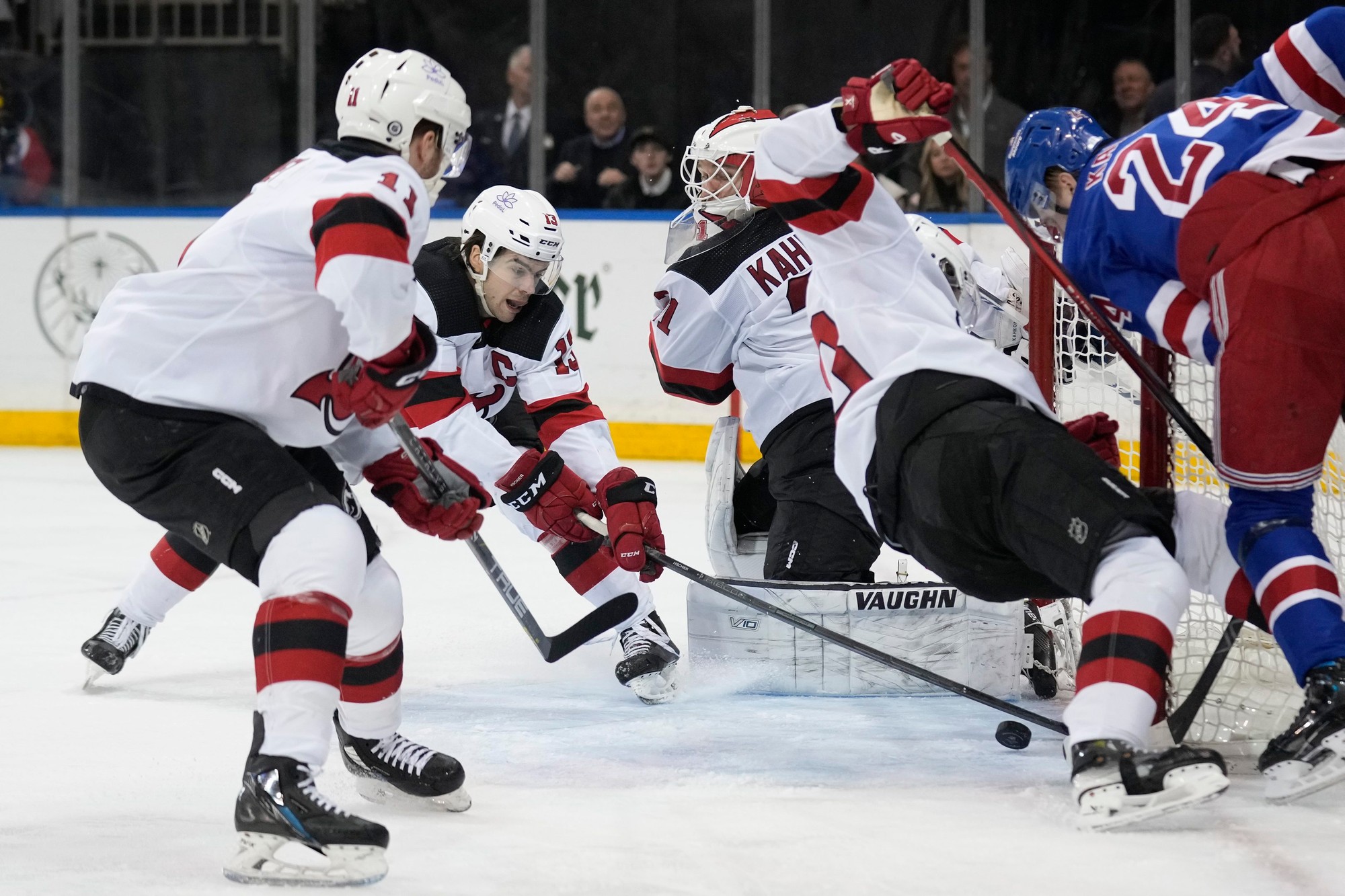 Zápas NHL: New Jersey Devils - New York Rangers.