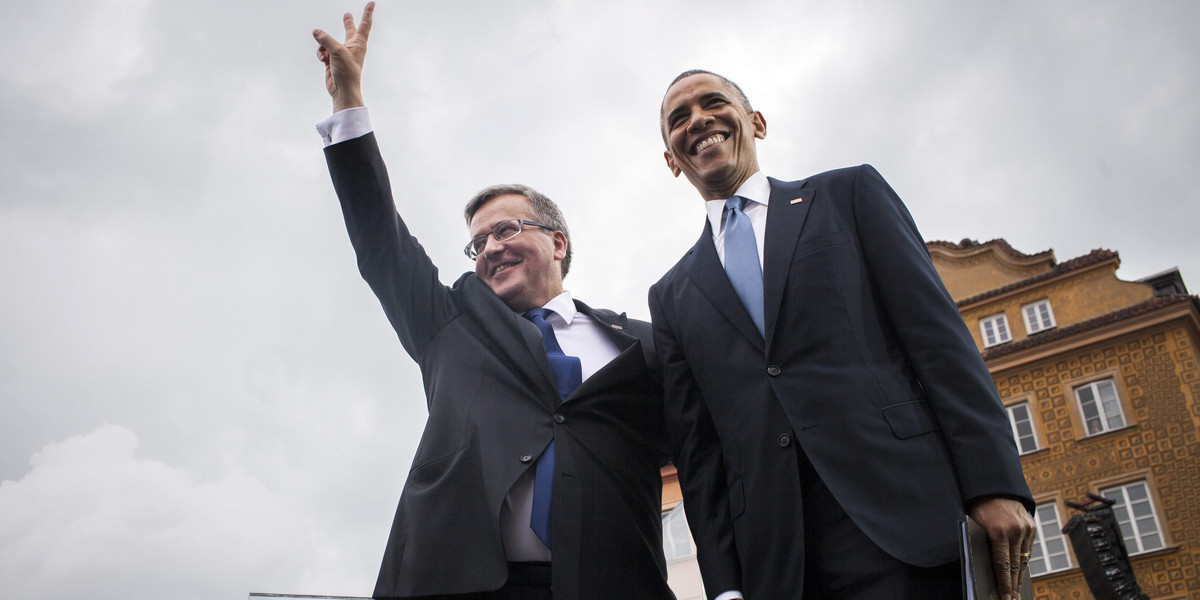 Bronisław Komorowski i Barack Obama