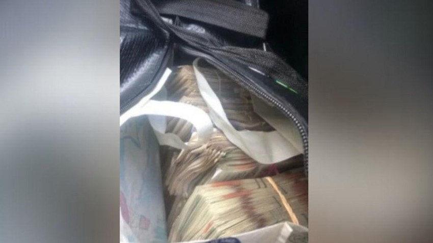 Šin je poslao ovu sliku vreće novca sa porukom: „520.000 ha ha ha" | Foto: Thames Valley Police