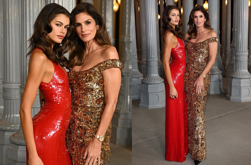 Kaia Gerber a Cindy Crawford.