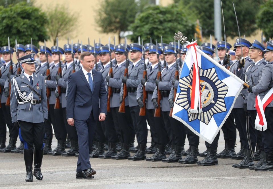 LEGIONOWO CENTRALNE OBCHODY ŚWIĘTA POLICJI PREZYDENT (Andrzej Duda, Jarosław Szymczyk)