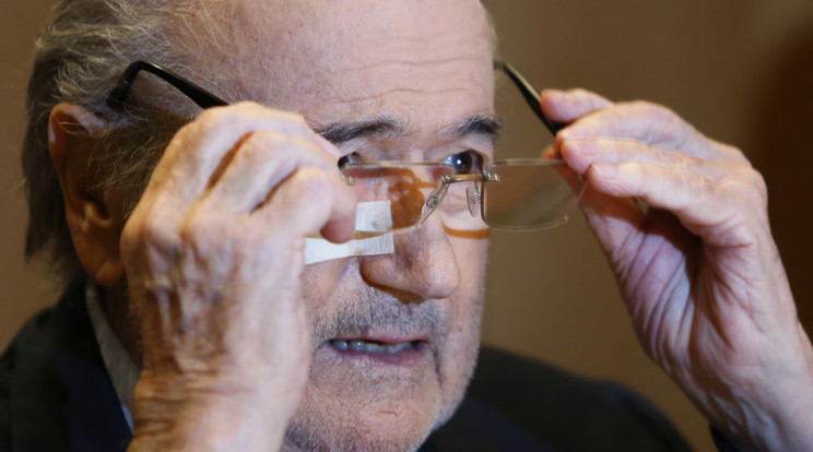 Blatter kitálalt /Fotó: AFP