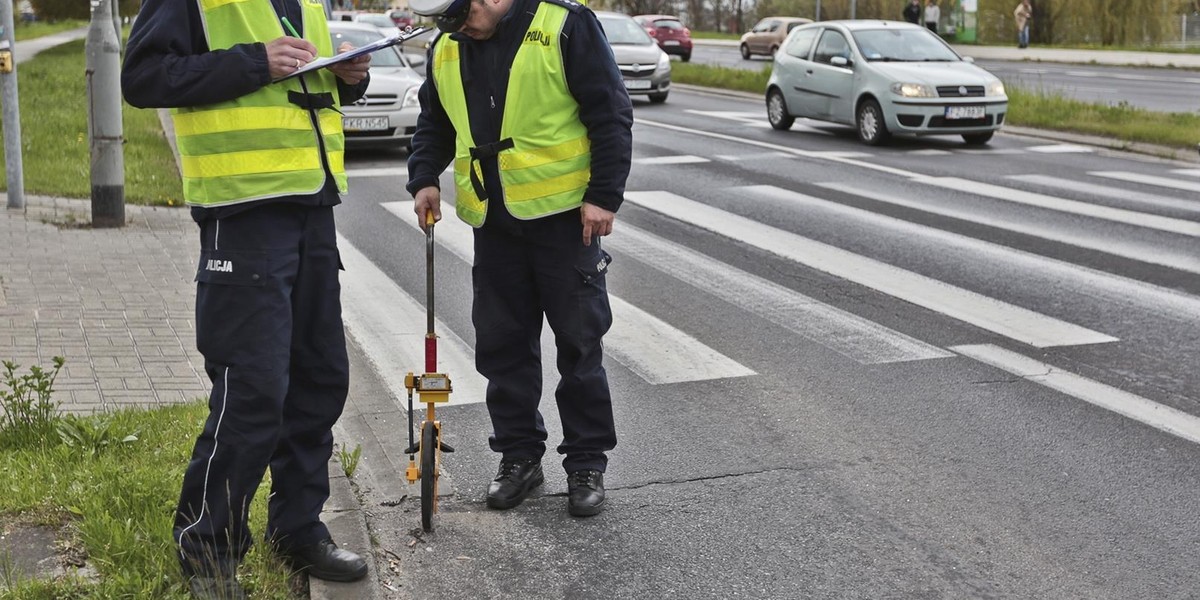 Wypadek w  Polichnie w powiecie kieleckim