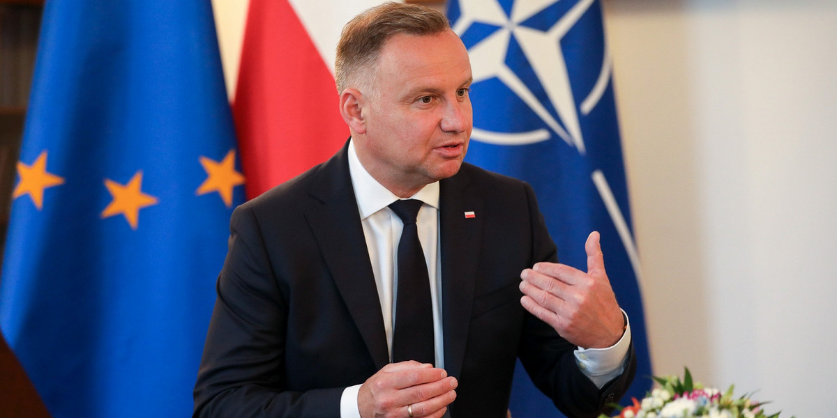 Prezydent Andrzej Duda opowiedział dziennikarzom, jak się poczuł, gdy dowiedział się, że wznowiono prace nad Nord Stream 2.