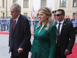 Sukienka "robiła fatalną robotę". Prezydent Słowacji nie potrafiła podkreślić atutów kobiecej sylwetki. FOTO