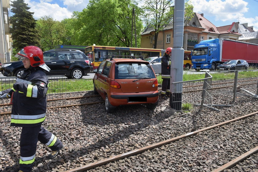 Kolizja na ulicy Kopcińskiego